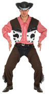 View Item Adult Cowboy Fancy Dress  Costume Indian Wild West Mens Gents Male